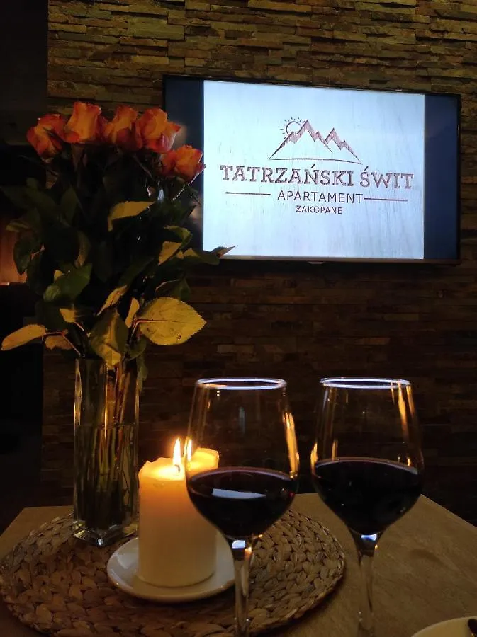 Apartment Apartament Tatrzanski Swit Z Tarasem-20M2, Garazem Podziemnym, Grota Solna Zakopane Poland